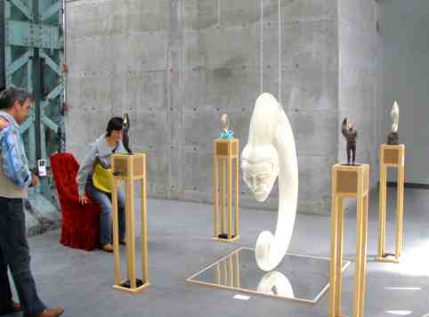 Michel Gautier,bonze,sculpture,installation